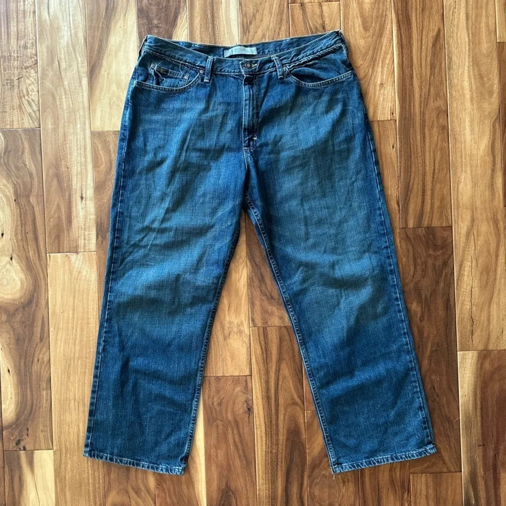 Lee Premium Relaxed Fit Straight Leg Jeans 40x30